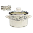 Casserole with Lid Crystal (0.006 L) (23,7 x 15,8 x 17,7 cm) BigBuy Home