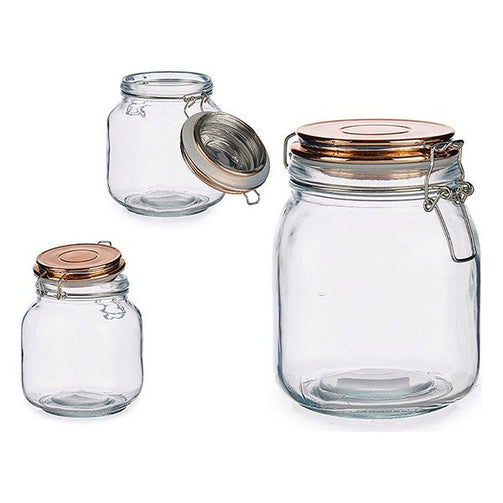 Glass Jar Glass (11 x 15,5 x 11 cm) Vivalto