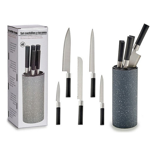 Knife Set Black Metal (11 x 35,5 x 11 cm) BigBuy Home