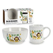 Children’s Dinner Set Porcelain (26 x 7 x 13,8 cm) 2 Pieces BigBuy Home