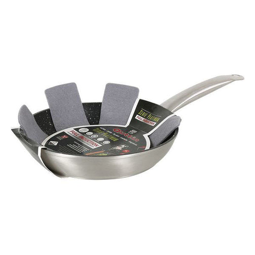 Non-stick frying pan Quttin Toughened aluminium Silver Quttin