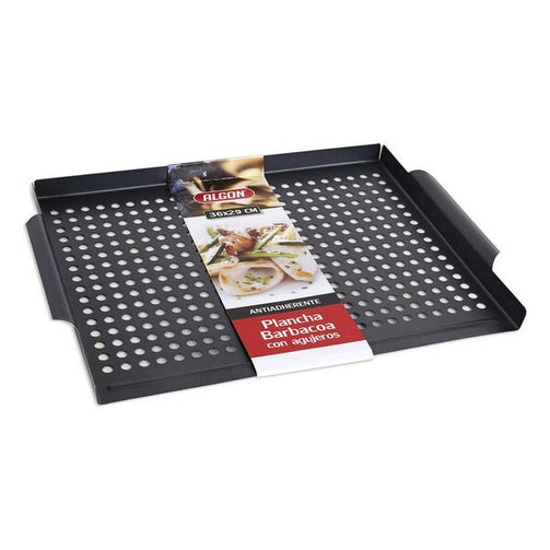 Griddle with  Holes for the Barbecue Algon (36 x 29 cm) Algon