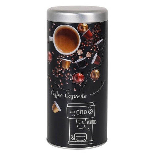 Tin Metal Coffee (9 x 9 x 20 cm) BigBuy Home