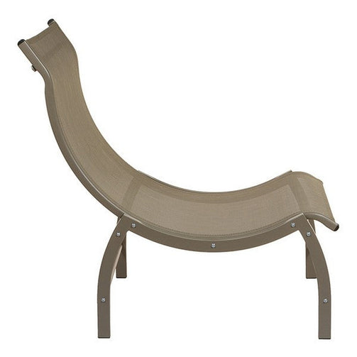 Sun-lounger (106 x 58 x 94 cm) Aluminium BigBuy Home