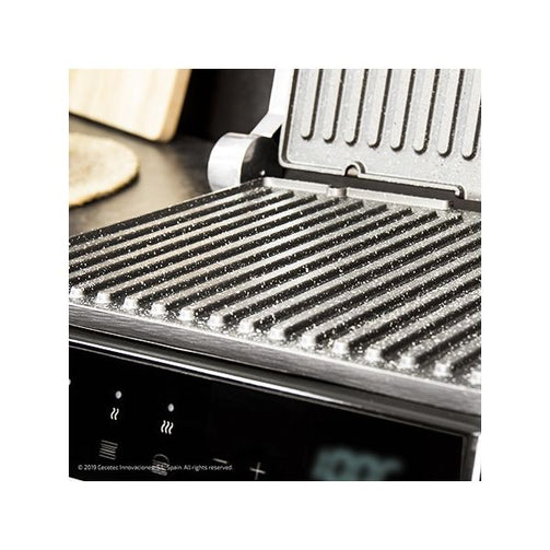 Contact Grill Cecotec Rock'nGrill Smart 2000W Black Stainless steel Cecotec