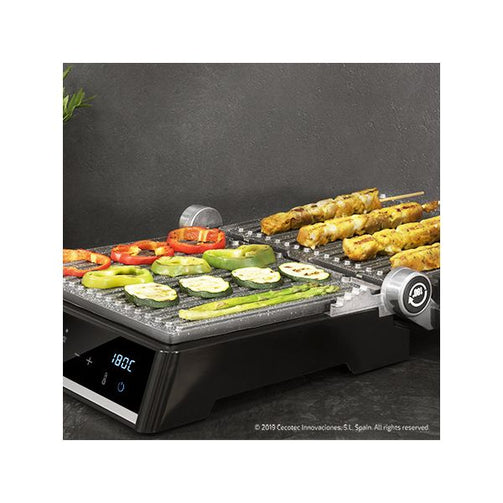 Contact Grill Cecotec Rock'nGrill Smart 2000W Black Stainless steel Cecotec