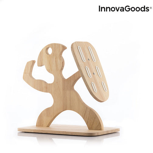Set of Knives with Wooden Base Spartan InnovaGoods 7 Pieces InnovaGoods