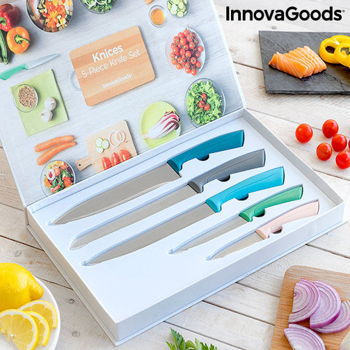 Knife Set Knices InnovaGoods 5 Pieces InnovaGoods