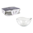 Set of bowls LAV VIRA Crystal Transparent 310 cc (4 Pieces) LAV