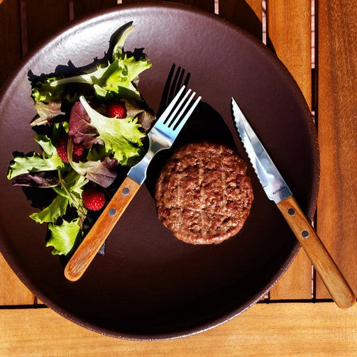 Meat Fork Amefa Pizza Bois Amefa