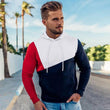 Mens Hoodies Sweatshirt 2019 Streetwear Patchwork Hoody Pullover Black White Hoodie Men Winter Fleece Sweatshirts Clothing Seewest