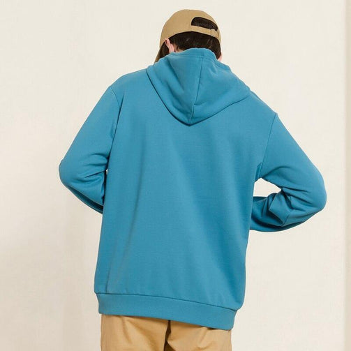 Metersbonwe Autumn And Winter new Multicolor comfort Sweatshirt men Plus Velvet Knit Solid color Hooded Hoodies Seewest