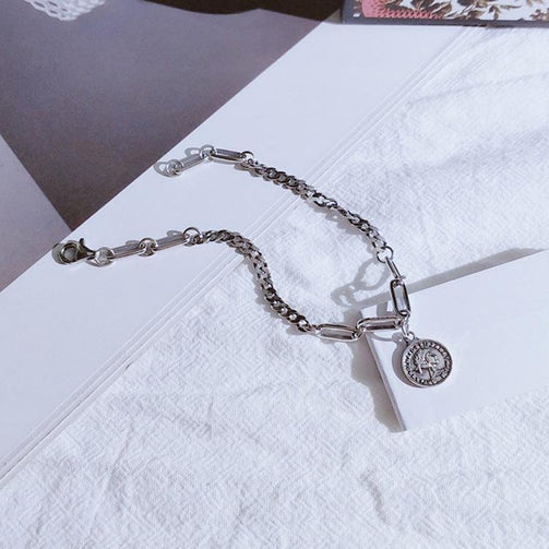 bracelet retro portrait design wild fashion jewelry Seewest