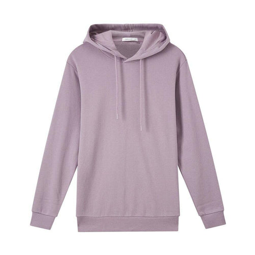 Metersbonwe Autumn And Winter new Multicolor comfort Sweatshirt men Plus Velvet Knit Solid color Hooded Hoodies Seewest