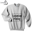 Lanmaocat Cotton Hoodie Men Women Custom Design Hoodie Sublimation Print Shirt Long Sleeve Personal Design XXL Free Shipping Seewest