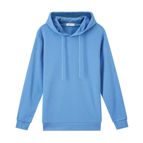 Metersbonwe Autumn And Winter new Multicolor comfort Sweatshirt men Plus Velvet Knit Solid color Hooded Hoodies Seewest