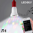 Ledoly C1000 Multicoloured Bluetooth LED Bulb with Speaker InnovaGoods