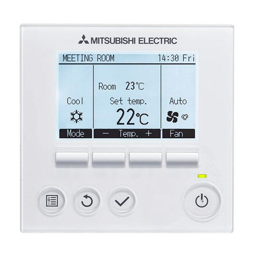 Timer Thermostat for Air Conditioning Mitsubishi Electric PAR32MAA White Mitsubishi Electric