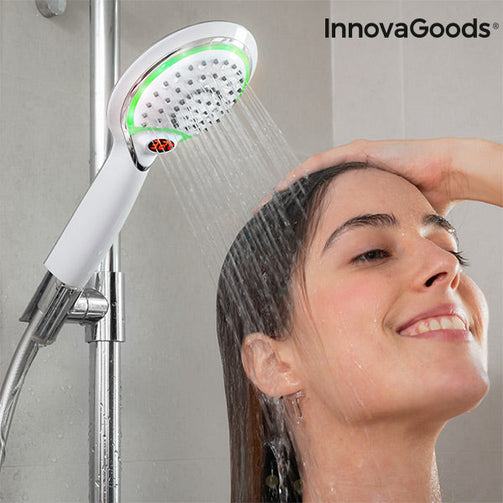 InnovaGoods LED Shower with Temperature Sensor InnovaGoods