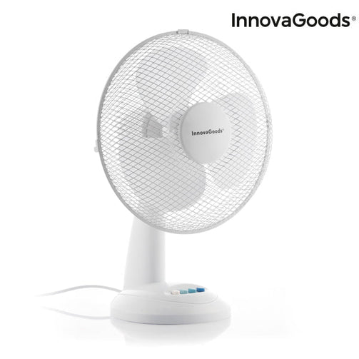 InnovaGoods Ø 30 cm 35W White Desk Fan InnovaGoods