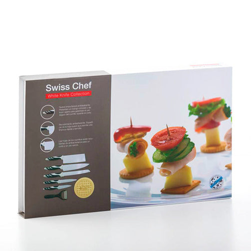 Cecotec Top Chef White C01023 Knives (6 pieces) Cecotec